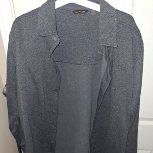 Charcoal Lightweight Shirt Jacket by